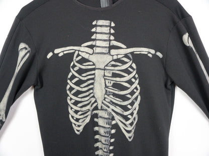 Skeleton Jumpsuit Costume Size  Medium