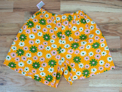 Funky Flower Shorts Size Medium Large