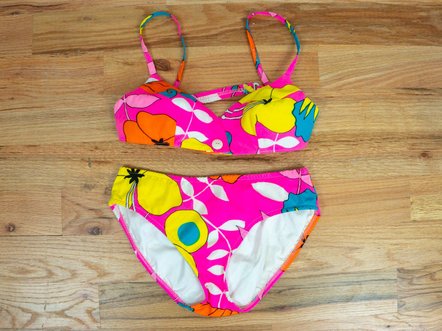 Neon Hipster Bikini Small Medium Cup 32B