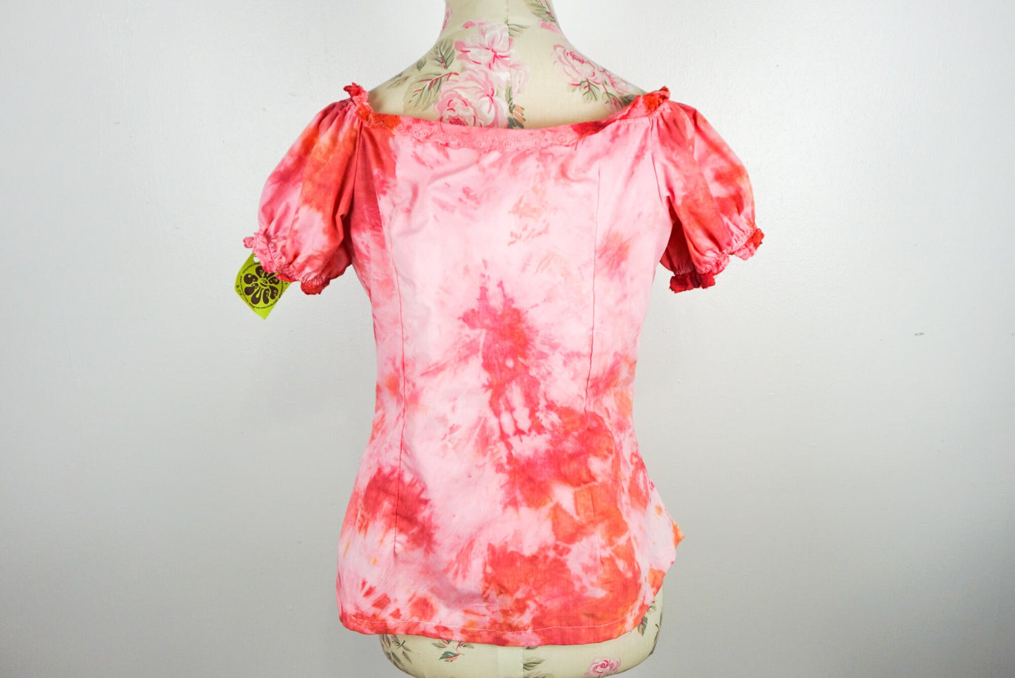 Pink Tie Dye Top, Size Small Medium