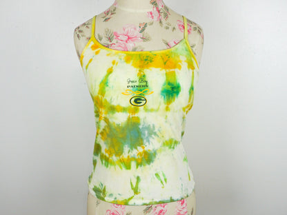 Green Bay Packers Tie Dye Tank Top Size Medium