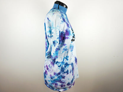 Blue Purple Tie Dye T ShirtSize Unisex XL