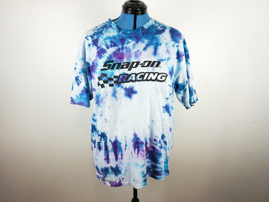 Blue Purple Tie Dye T ShirtSize Unisex XL