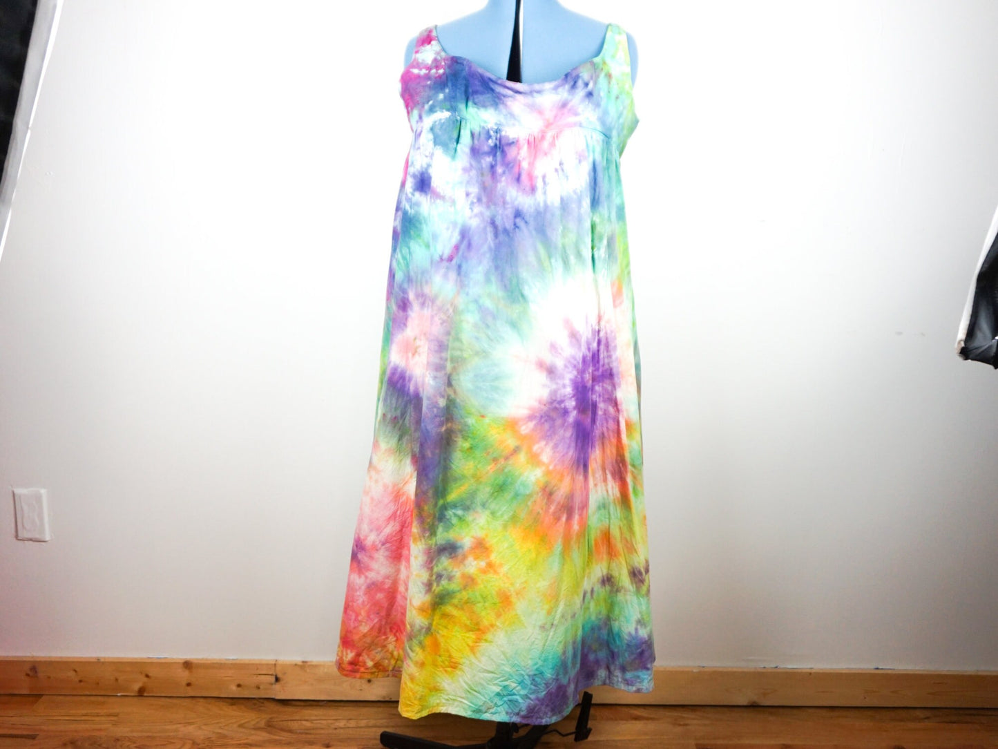 Rainbow Purple Tie Dye Dress Size 2X