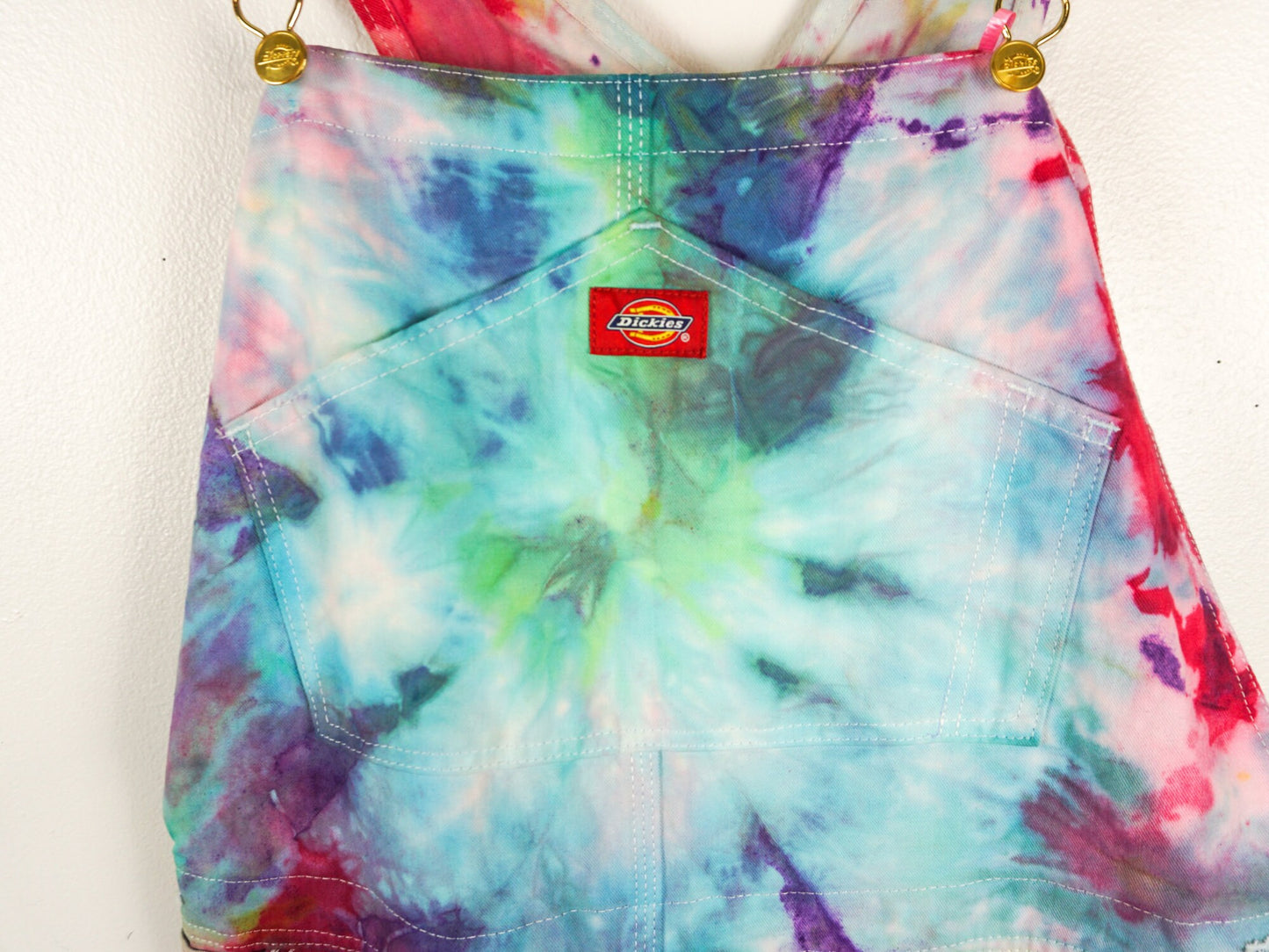 Tie-dye Overalls Size 12 14 L Large 0x