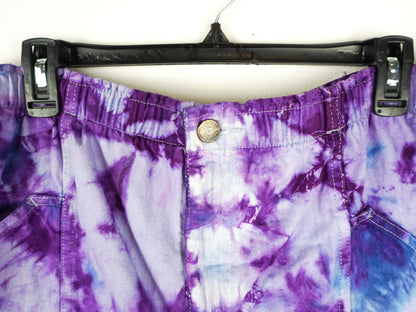 Tie Dye Jean Shorts Size Large