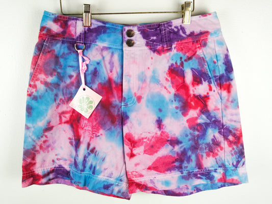 Tie Dye Jean Shorts Size Medium