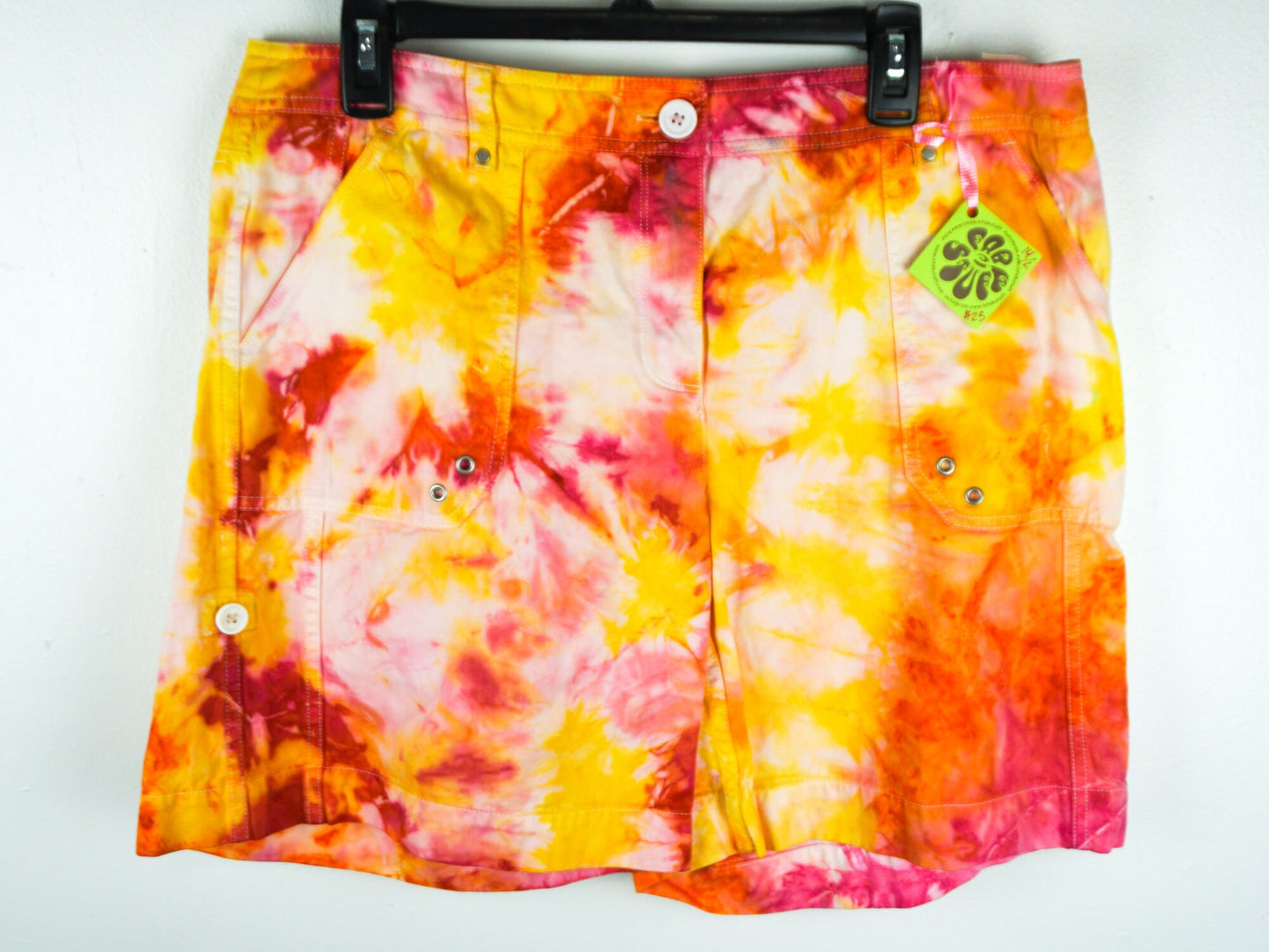 Tie Dye Jean Shorts Size Large