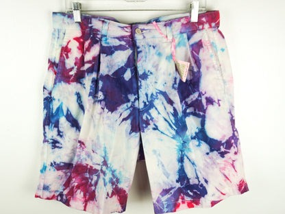 Tie Dye Jean Shorts Size Medium Large