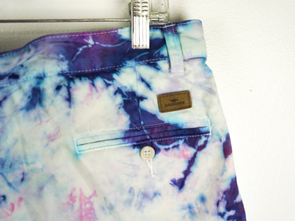 Tie Dye Jean Shorts Size Medium Large