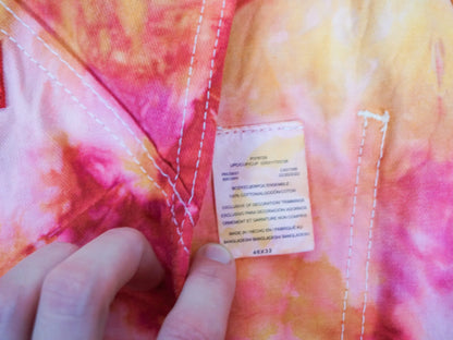 Tie-dye Overalls Shorts Size 2X