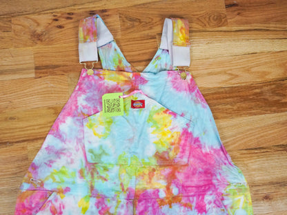 Tie-dye Overalls Shorts Size Extra Large