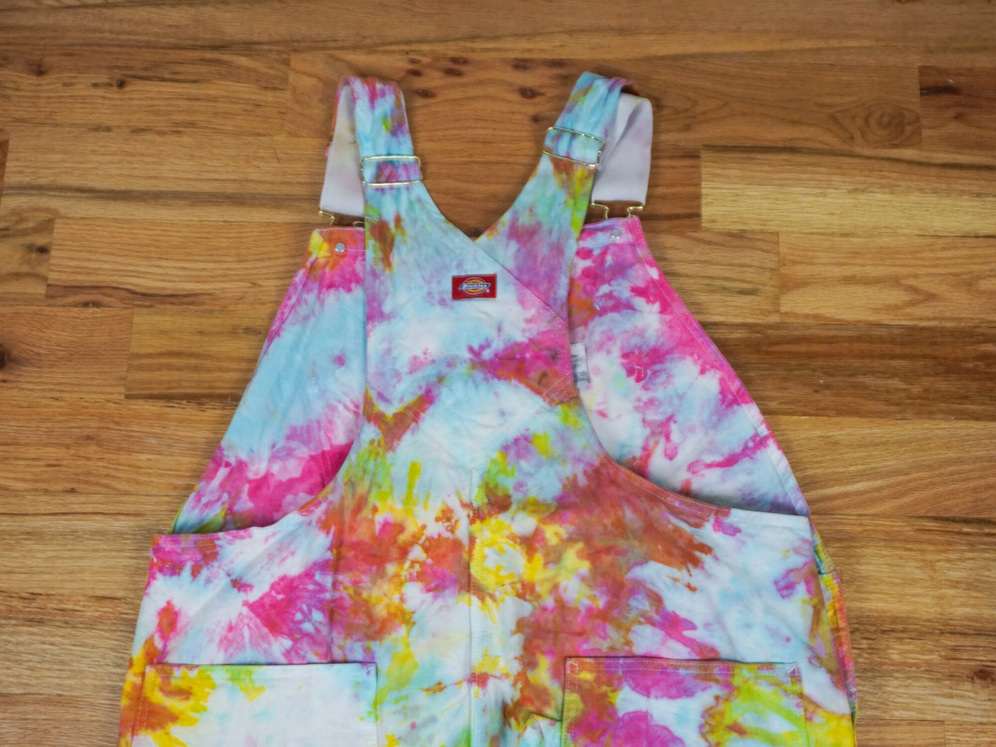 Tie-dye Overalls Shorts Size Extra Large