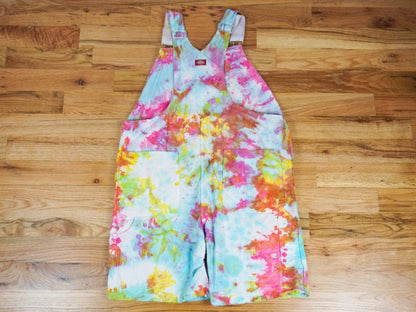 Tie-dye Overalls Shorts Size Extra Large