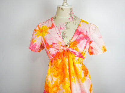 Tie Dye Mini Dress  Size XS S