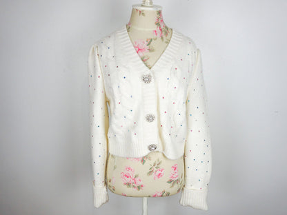 Bedazzled Sweater Retro, Size Large