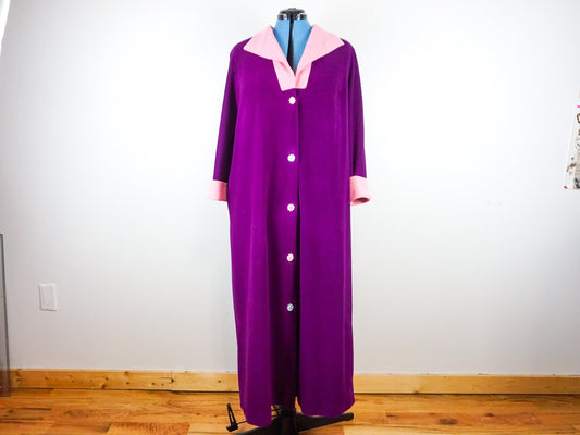 Purple Robe Nightie, Size 1X