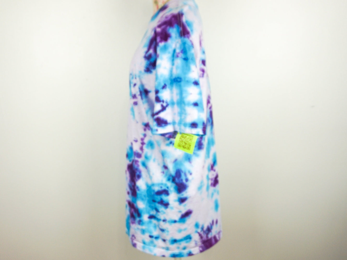 Blue Purple Tie Dye Shirt Size Medium