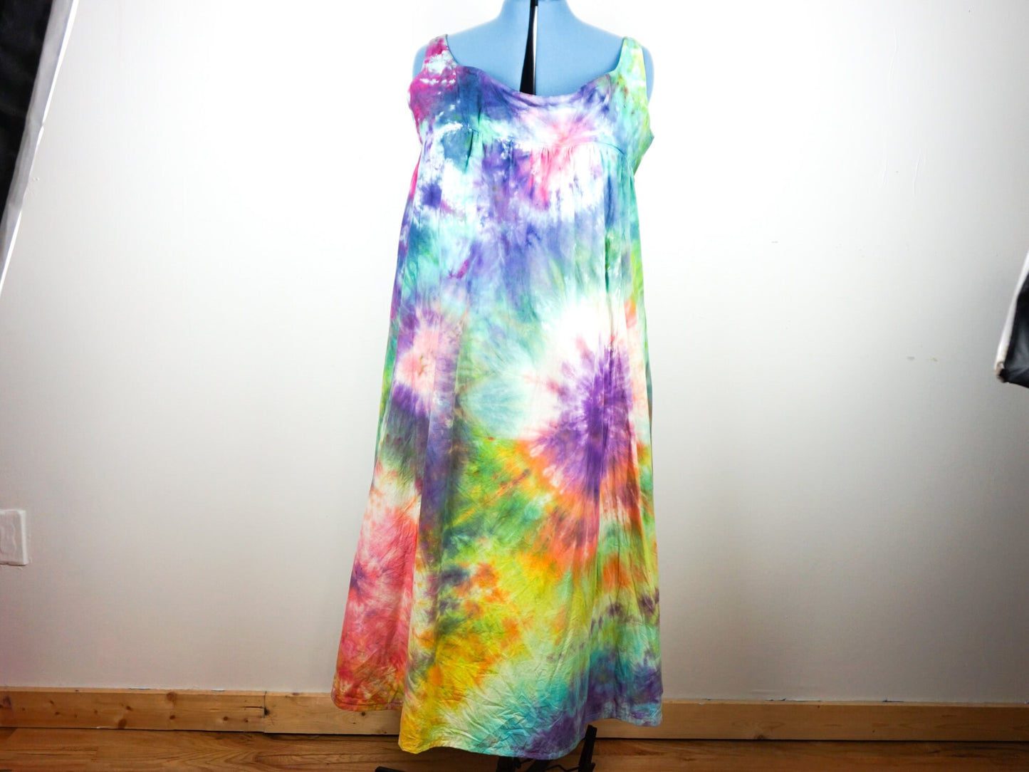 Rainbow Purple Tie Dye Dress Size 2X