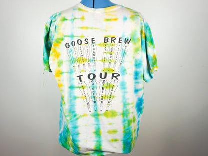 Yellow Green Tie Dye T Shirt 2XL