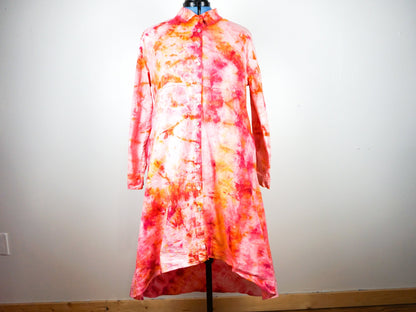 Pink Orange Tie Dye Dress Size Unisex 1X