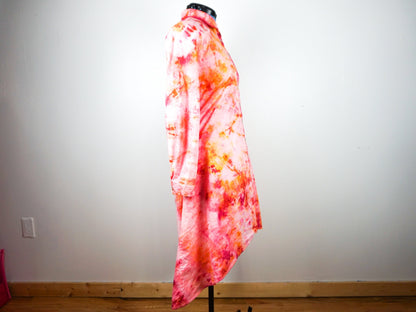 Pink Orange Tie Dye Dress Size Unisex 1X