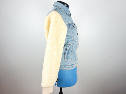 Vintage Denim Jacket Size Medium Large