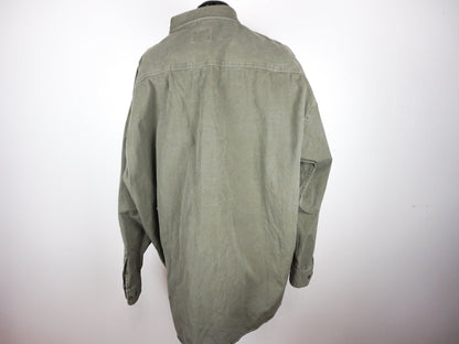 Army Green Shirt, Size 32 4x Tall