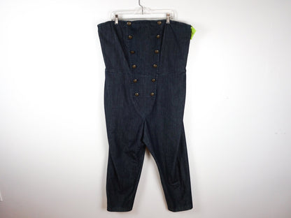 Strapless Denim Romper Size 1X