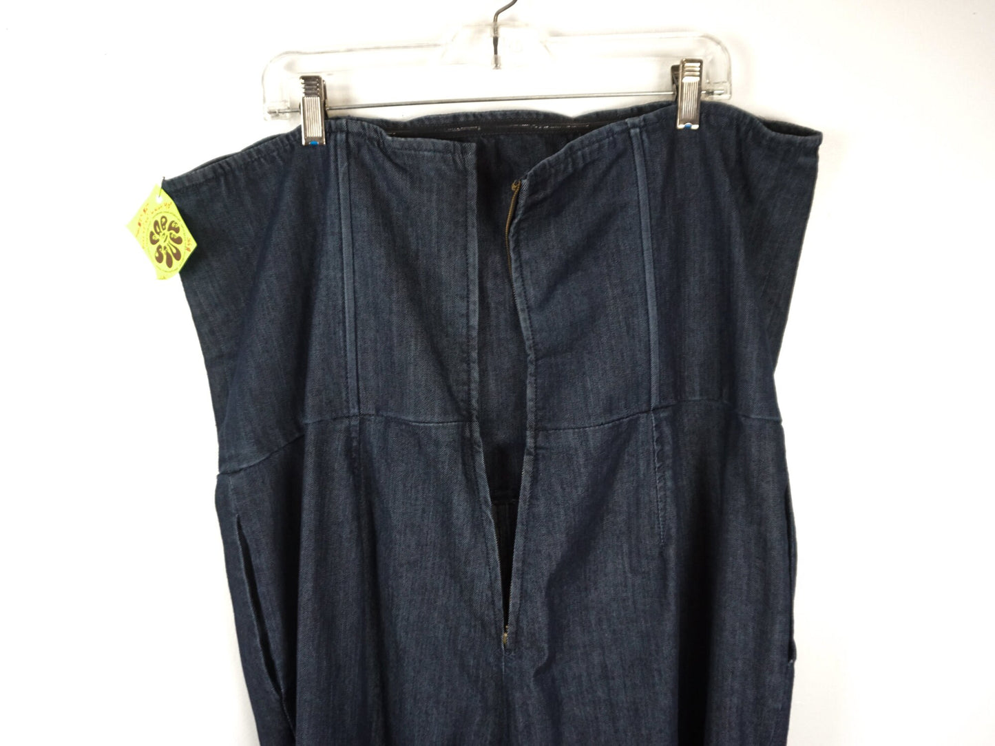 Strapless Denim Romper Size 1X