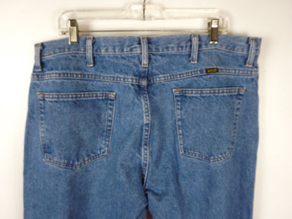 Loose Fit Jeans 80s Light Wash Size 14 16 0x