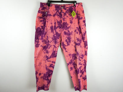 Pink Purple Tie Dye Jeans Pants Size 1x