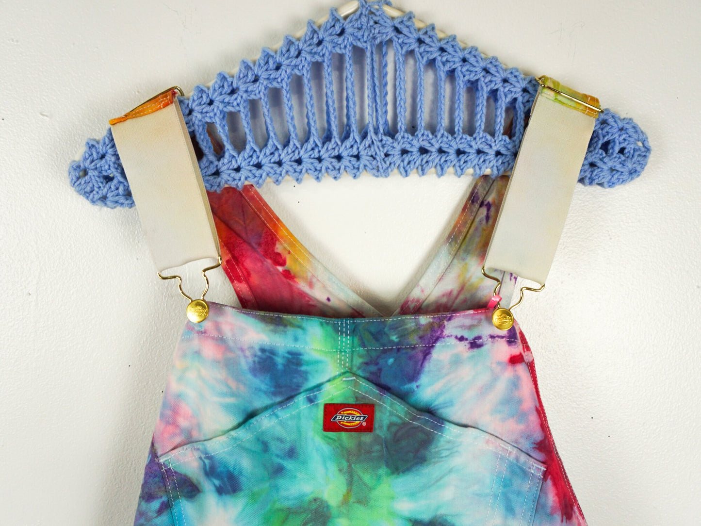 Tie-dye Overalls Size 12 14 L Large 0x