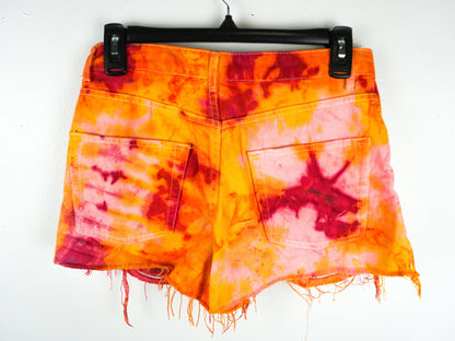 Tie Dye Jean Shorts  Size XXS XS