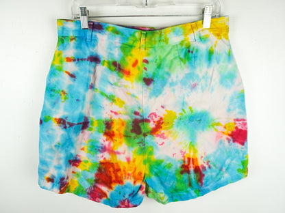 Tie Dye Jean Shorts Size Medium