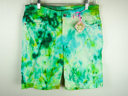 Tie Dye Jean Shorts Size Medium