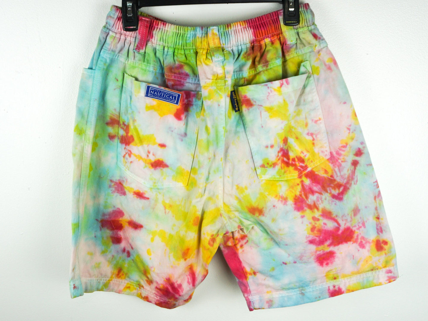 Tie Dye Jean Shorts Size Medium Large