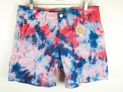 Tie Dye Jean Shorts Size Large