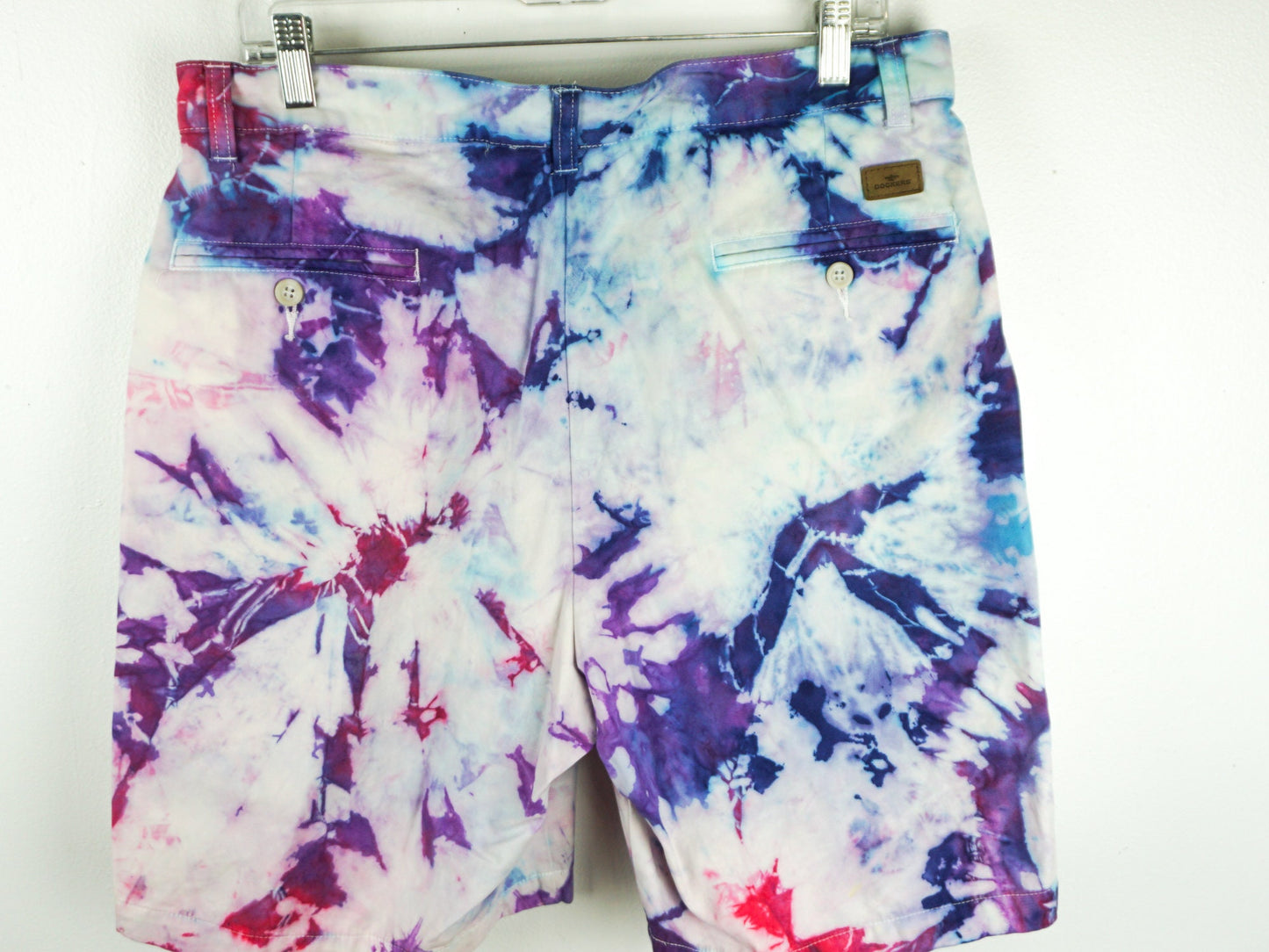 Tie Dye Jean Shorts Size Medium Large