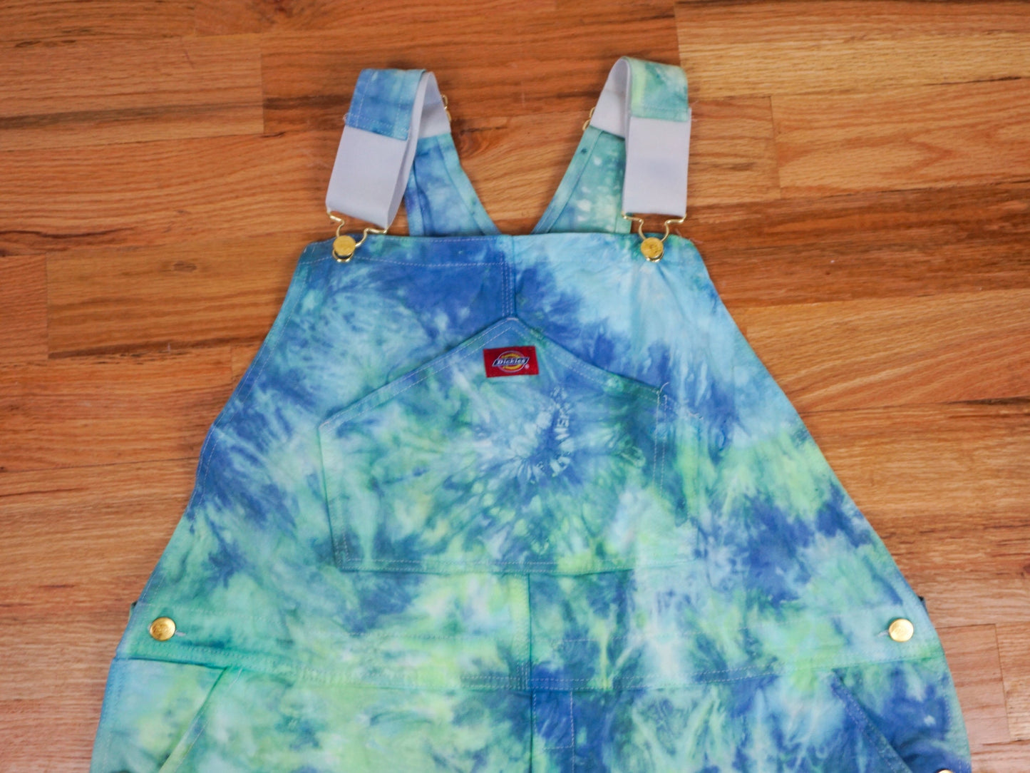 Tie-dye Overalls Shorts Size 1x 2x 16 18 20