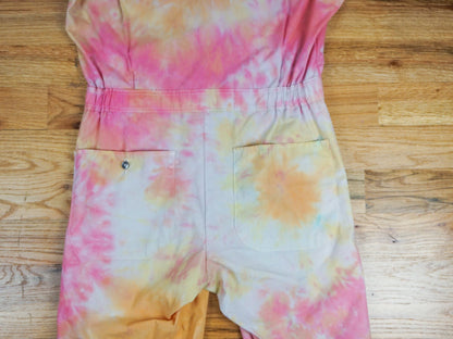 Tie-dye Coveralls Shorts Romper Size Medium