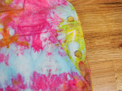 Tie-dye Overalls Shorts Size Extra Large