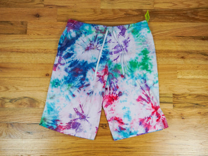 Tie Dye Cotton Shorts Size Extra Large