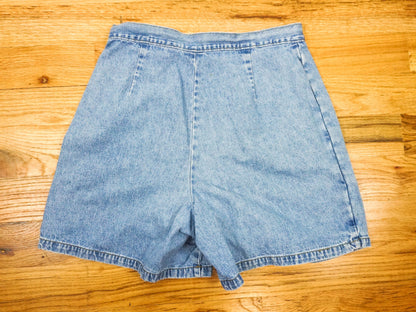 Vintage Jean Skort Light Wash, Size Medium