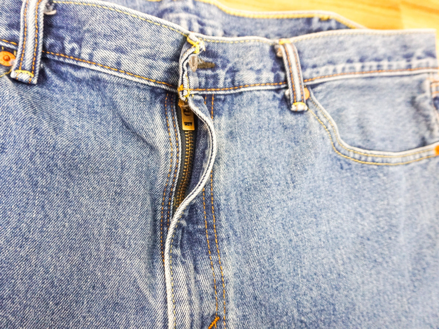 Loose Fit Blue Jeans Size 1X 2X