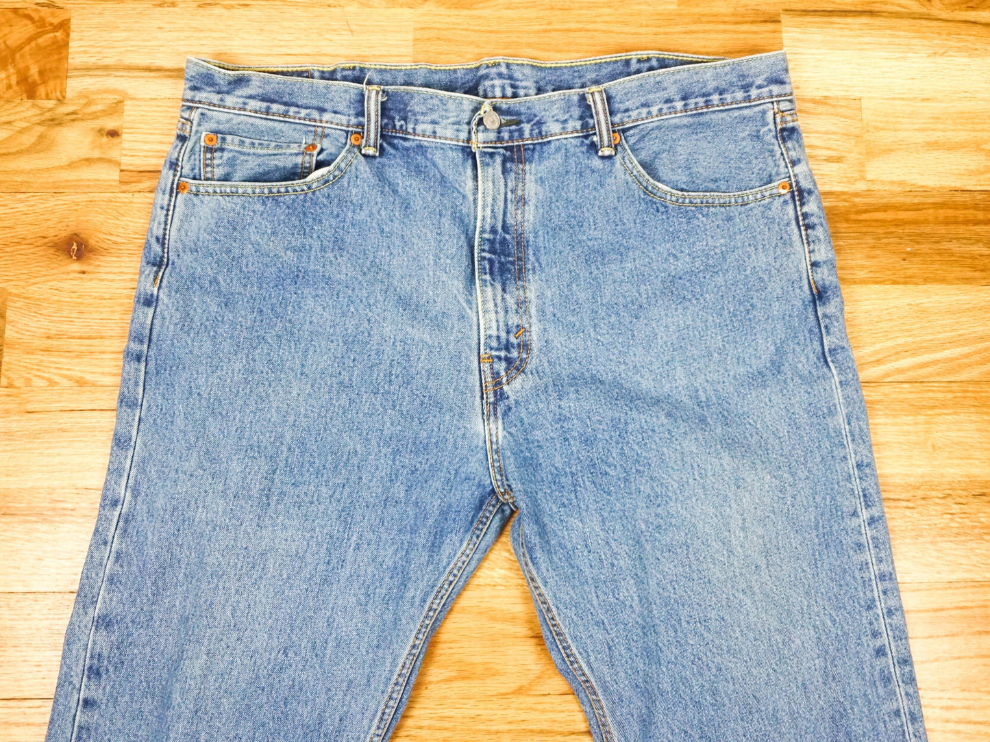 Loose Fit Blue Jeans Size 1X 2X