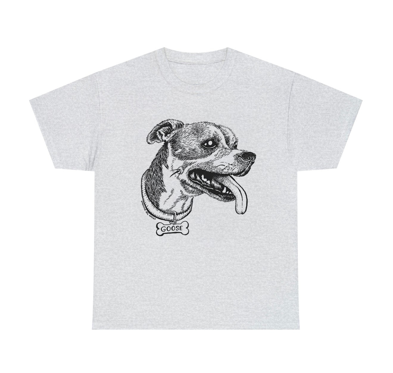 Custom Pet Portrait T Shirt