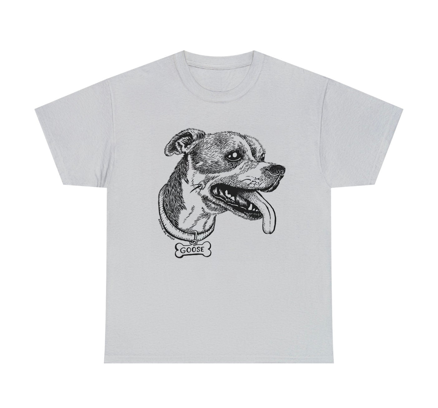 Custom Pet Portrait T Shirt