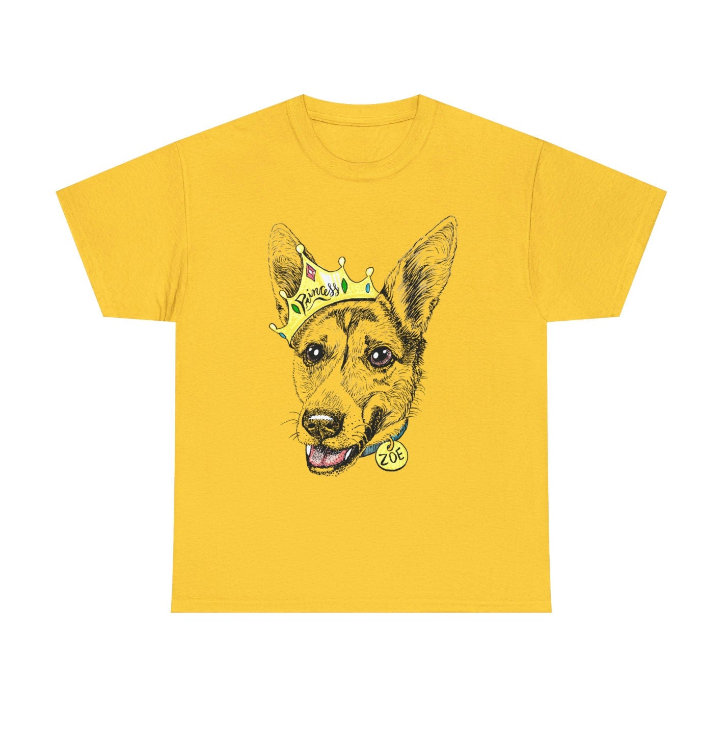 Custom Pet Portrait T Shirt