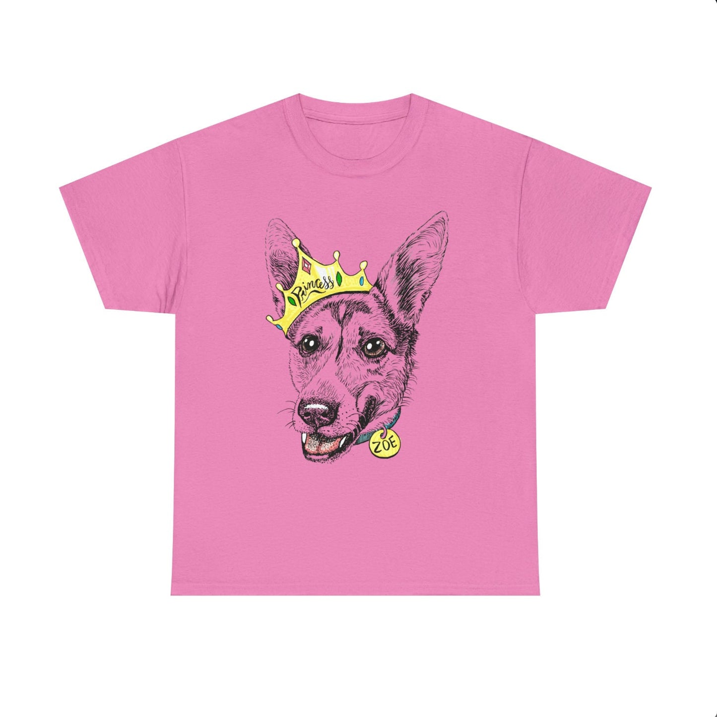 Custom Pet Portrait T Shirt